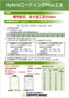 HybridニーディングPlus工法