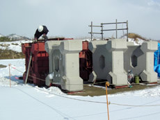 秋田県 本荘港離岸堤工